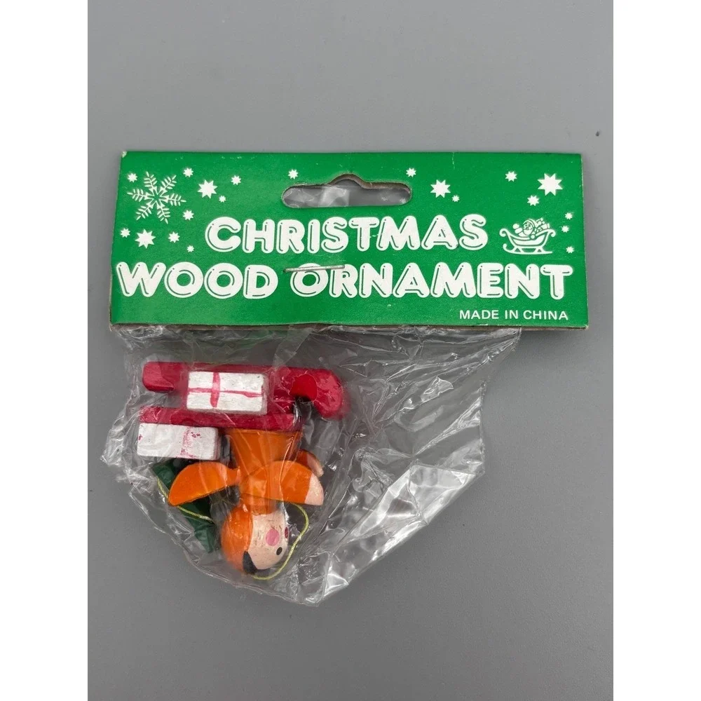 VTG Christmas Ornaments Lot 17 Brass Horse Wood Nutcracker Soldier Humpty Dumpty